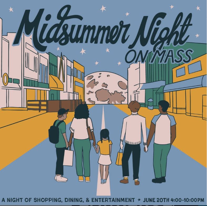 Midsummer night on mass june 20th 4-10pm